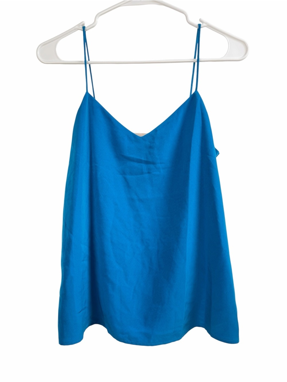 Scotch & Soda Satin Cami Tank Top Blue Size Small NWT